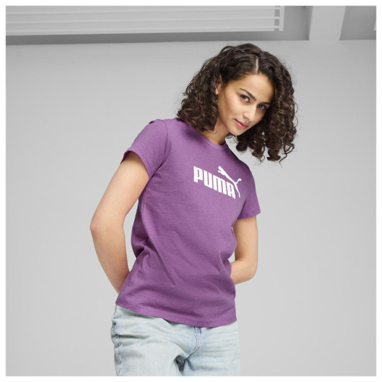 Puma Γυναικεία κοντομάνικη μπλούζα Essentials No.1 Logo Heather Tee Puma Γυναικεία κοντομάνικη μπλούζα Essentials No.1 Logo Heather Tee